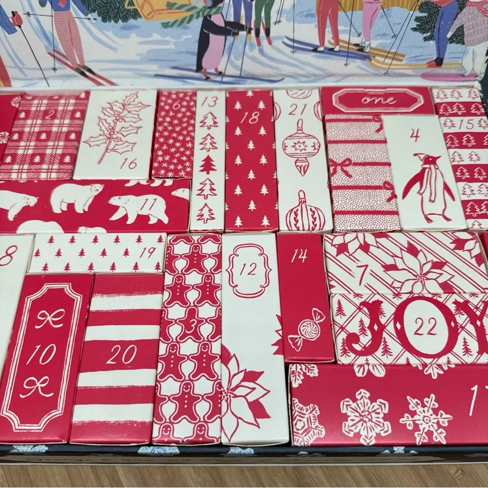 Anthropologie 2022 George & Viv 24‎ Days Of Beauty Advent Box Empty.